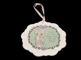 &quot;Love Is The Best Gift Of All&quot;, Precious Moments Porcelain Ornament, #JMB-06 - £5.48 GBP