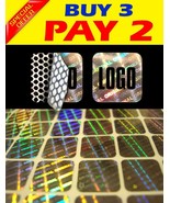 196 CUSTOM PRINT hologram warranty security sticker label VOID seals 0.4... - $16.90