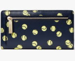 NWB Kate Spade Staci Large Slim Bifold Navy Blue Tennis Wallet KE497 Gif... - £54.11 GBP