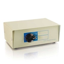 0 2-Port Vga (Hd15) Manual Switch Box, Beige - £42.35 GBP