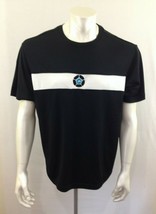 Tag Athletic Polyester Short Sleeve Crew Neck Black White Athletic Shirt... - $7.92