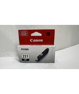Genuine Canon Pixma 251 BK Black Ink Cartridge New - $11.83