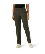 Lee Women&#39;s Comfort Knit Straight Leg Pant Black/Herringbone Size 8M - $25.73