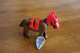 LEGO 6076 Dark Dragon’s Den 1993 Knight Horse Saddle Battle Helmet 6086 ... - $14.24