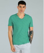 Atm Anthony Thomas Melillo Men&#39;s Slub Jersey V-Neck Tee in Jade-2XL - $554.45 MXN