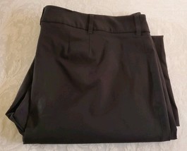 NWT Lane Bryant Black Cropped Capri Pants Size 24 Rayon Nylon - $14.84