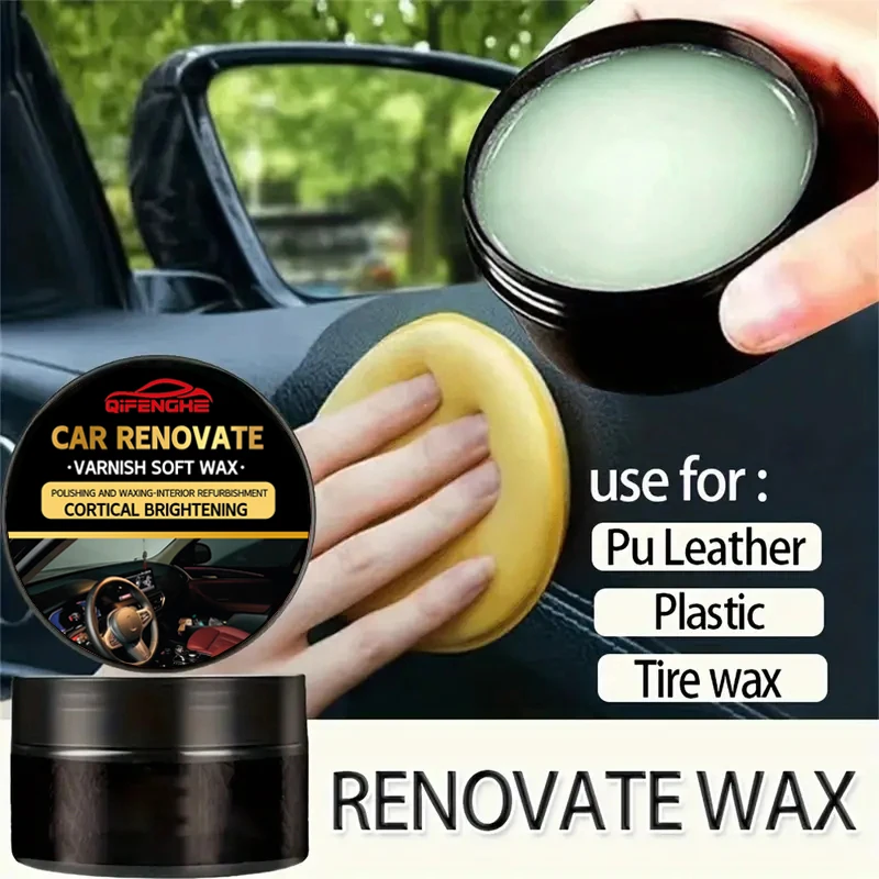 Crystal Clear Car Plastic Restorer - Auto Interior &amp; Panel Renewal Wax P... - €12,85 EUR