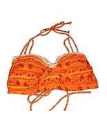 Hot Topic Swimsuit Bikini Bra Top Moana Women’s Size Large Orange - $20.00