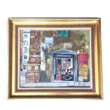 Painting Rodolfo Marma Firenze Abstract Oil On Canvas Italian Signed Framed - £3,194.25 GBP