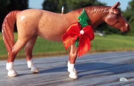 Custom Breyer Stablemate American Quarter Horse Red Roan Christmas Ornam... - $26.00