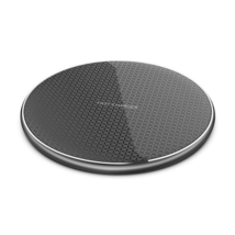 Wireless Fast Charger Charging Pad for Samsung iPhone Android Cell Phone BLACK - £5.40 GBP