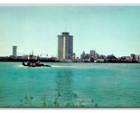 Vista Di Skyline Nuovo Orleans Louisiana La Unp Cromo Cartolina U11 - $4.04