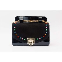 The Caris Black Leather Handbag image 6