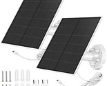 Solar Panel for Security Camera5W Solar Panel USB C&amp;Micro USBCamera Sola... - £64.15 GBP