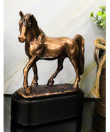 Western Tennessee Walking Horse Model Stallion 7&quot;Tall Figurine With Trop... - $69.73 CAD