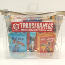 Transformers Hand Soap Lip Balm w/ Carry Case Gift Set Kit 4 Pieces boys - $9.49