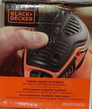 Black Decker BDERO600 5 Inch Random Orbit Sander Orange Black CORDED image 6