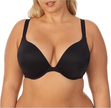 DREAMFIT Women&#39;s Plus Size 46 DDD Black Underwire Micro Plunge Bra NWT - £7.61 GBP