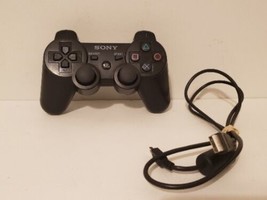 Genuine Sony PlayStation 3 PS3 DualShock 3 Wireless Controller CECHZC2UA1 &amp;Cable - £18.47 GBP
