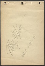 1940&#39;S SIGNED MARTY MARION ALBUM PAGE ST LOUIS CARDINALS BROWNS WHITE SOX - €12,57 EUR