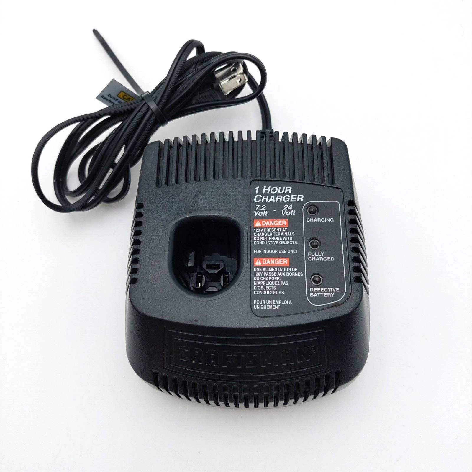 Craftsman #1425301 1-Hour Fast Battery Charger 7.2v - 24v 1.6A Dual Charge Rate - $23.70