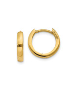 Finest Gold 2.25 x 8 mm 14K Yellow Gold Hinged Hoop Earrings, Pair - €167,09 EUR
