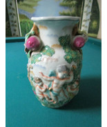 United Wilson, JUWC 1897 Chinese Vase Putti Angels Roses [Ap-P] - $3,326.33 MXN