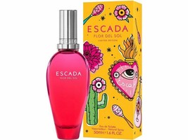 ESCADA Flor Del Sol Eau de Toilette Perfume Spray Women Scent 1.6oz 50ml NIB - £39.22 GBP