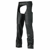 Classic Leather Chaps Biker Pants Motorcycle Apparel by Vance Leather - £49.49 GBP+