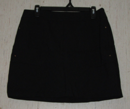 New Womens Apt. 9 &quot;Torie&quot; Dressy Black Skirt W/ Pockets Size 10 No Slits - £22.38 GBP