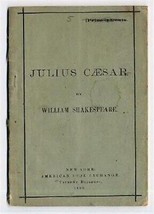 Julius Caesar by William Shakespeare 1880 American Book Exchange - £35.00 GBP