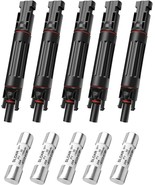 20A Solar Fuse Holder Inline with 5PCS Male and Female Connector, Weathe... - $1,230.25 MXN
