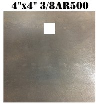 3/8&quot; AR500 4&quot;x4&quot; Square Steel Shooting Target - Pistol &amp; RIfle Gong - 1/... - $519.47 MXN