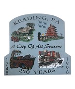 Reading PA A City Of All Seasons 1998 250 Years Anniversary Wood Plaque ... - $467.81 MXN