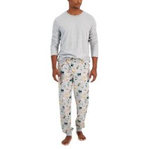 Family Pajamas Matching Mens Holiday Dogs and Cats Pajama Set, Size Medium - £15.01 GBP