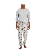 Family Pajamas Matching Mens Holiday Dogs and Cats Pajama Set, Size Medium - £14.82 GBP