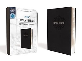 NIV, Holy Bible, Soft Touch Edition, Leathersoft, Black, Comfort Print - £12.30 GBP