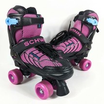 Girls Adjustable Roller Skates Size 1-4 Schwinn Switcher Pink/Black - $15.84