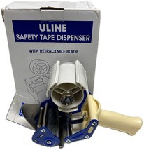 ULINE Safety Tape Dispenser with Retractable Blade - 3&quot; Model NO. H-932 - £19.59 GBP