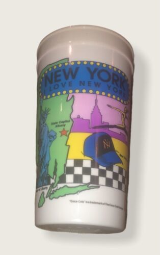 Coca-Cola “I Love New York” 1990’s Vintage Promotional Cup With Destinat... - $6.80