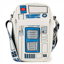 Star Wars R2-D2 Bounding Parts Crossbody Vegan Leather Bag White - £33.55 GBP