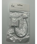 Genuine Apple 30-Pin iPad Dock Connector to VGA Adapter A1368 MC552ZM/B - $147.50 MXN