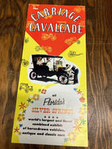 The Carriage Cavalcade at Silver Springs FL pamphlet brochure - $375.39 MXN