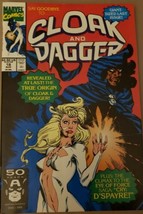 VINTAGE Marvel Comics ~ Cloak &amp; Dagger ~ Vol 1 No. 19 ~ August 1991 ~ MINT - £11.24 GBP