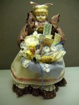 DECORATIVE How To Sew DOLL Standing with FULL BASE and BASKET with Sewin... - $34.00