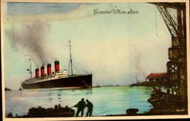 Cunard White Star Line VINTAGE cir. 1930&#39;s  Postcard  bk51 - £5.46 GBP