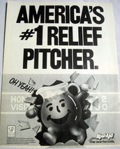 1984 Kool-Aid Ad America&#39;s #1 Relief Pitcher with the Kool-Aid Man Gener... - £6.37 GBP