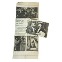 Lucille Ball I Love Lucy Vintage 80&#39;s Newspaper Articles VERY COOL - $27.99