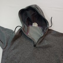 Champion Authentic Men's M Fleece 1/4 Zip Pullover Hoodie Drawstring Sweatshirt image 6