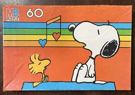 Vintage 1982 Peanuts Snoopy Music Milton Bradley 60 Pc Jigsaw Puzzle Com... - $7.88